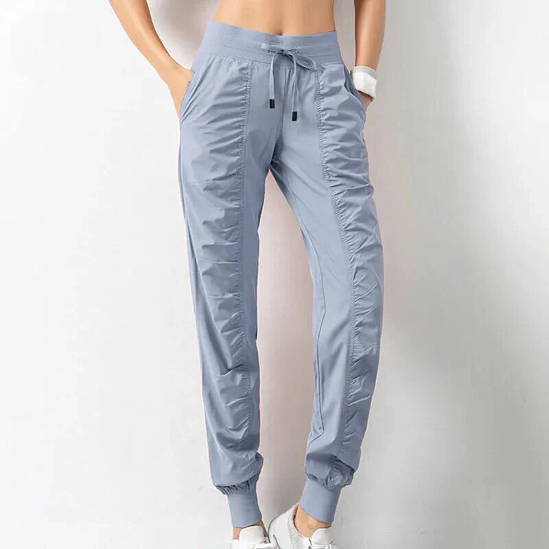 Pantalon de survêtement pour femmes : pantalon de sport élégant et confortable pour un look décontracté - joggings légers avec poches pratiques – Image 2