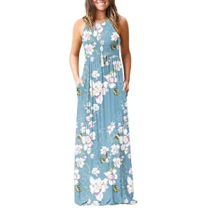 Robe Midi en Coton Fleuri - Confortable, Élégante et Respirante