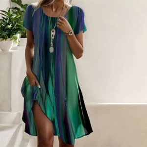 Diana | Robe Décontractée Boho Dégradé