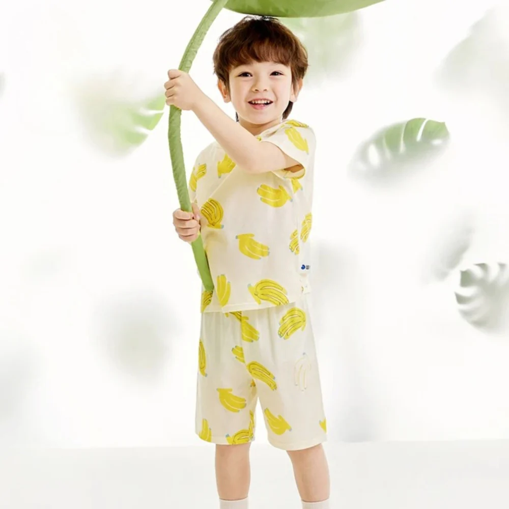 Pyjama Enfant Coton – Ensemble Haut & Pantalon Motif Cartoon – Image 3