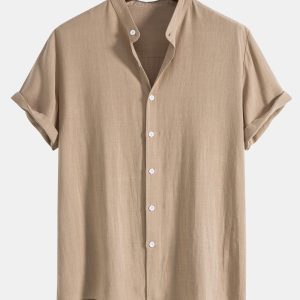 Ensemble chemisier et pantalon 2 pièces en lin - Parfait pour des looks féminins polyvalents et décontractés