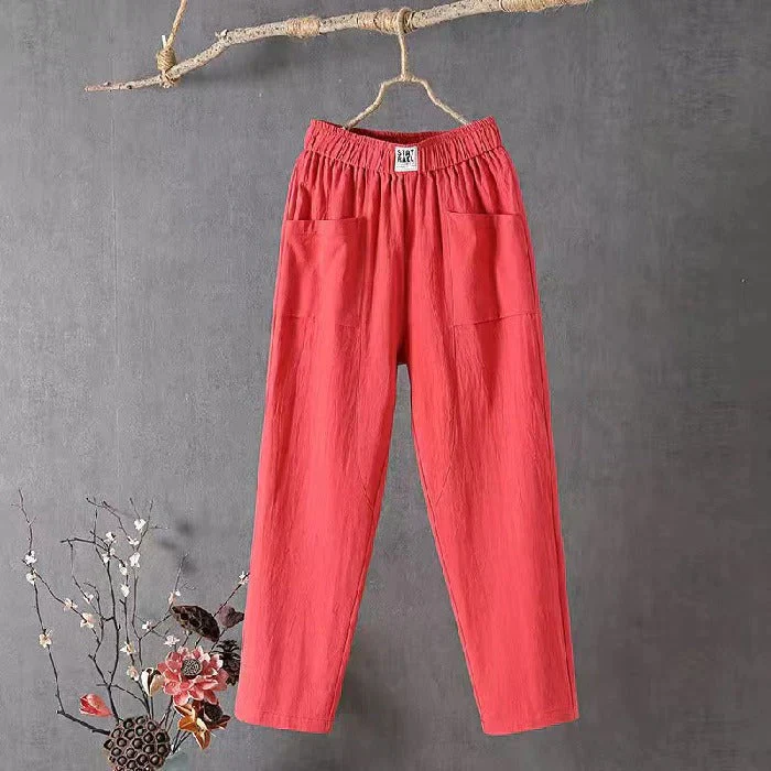 Pantalon élégant et décontracté pour femmes, avec une coupe confortable et des poches pratiques - parfait pour toutes les occasions – Image 2