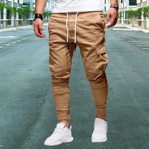 Découvrez le pantalon cargo stylé et décontracté pour hommes avec poches surpiquées - Daniel