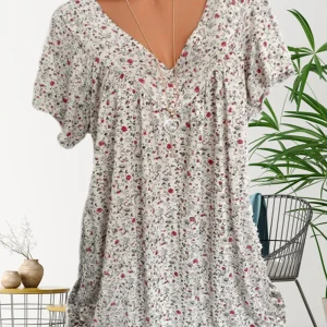 Top décontracté à manches courtes pour femmes, élégant et stylé, pour un look sans effort