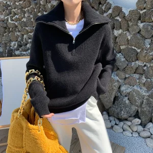 Pull zippé Niche coupe décontractée