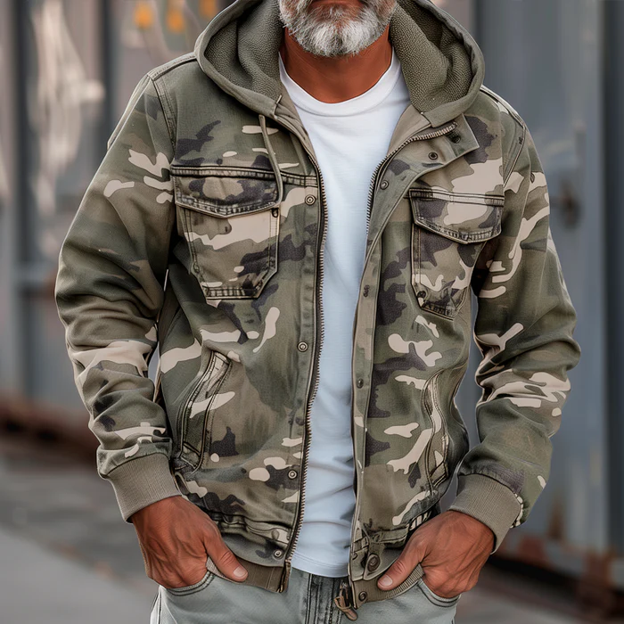 Antoine | Veste avec motif camouflage – Image 2