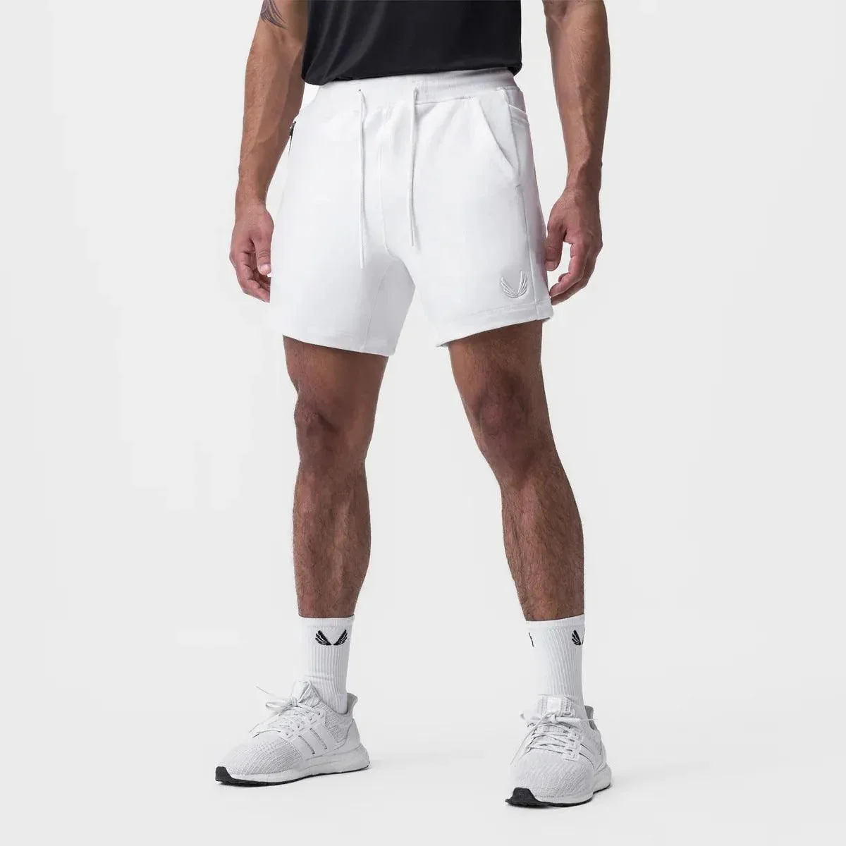 Shorts pour hommes ultra respirants avec taille élastique et poches latérales - Parfait pour sport et détente – Image 2