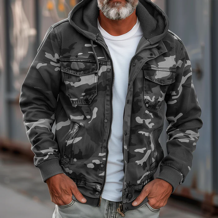 Antoine | Veste avec motif camouflage – Image 3