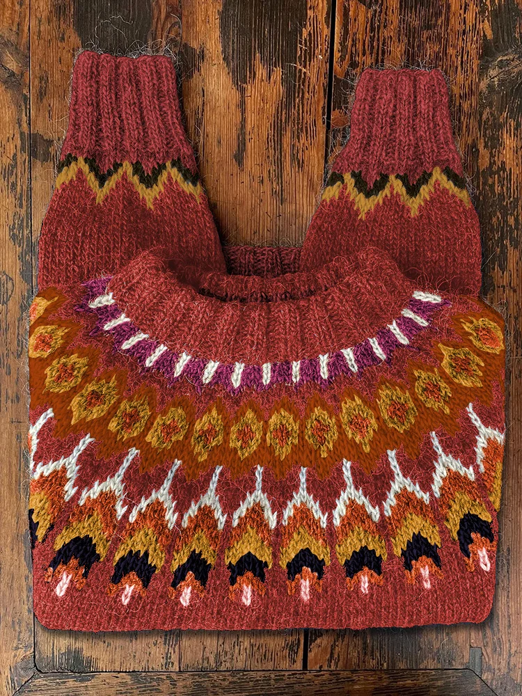 Pull tricoté chic, vintage et rétro pour femmes - Cassandra – Image 5