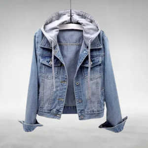 Annette™ – Veste en Jean à Capuche Moderne