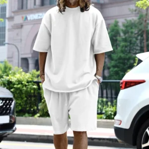 Mees | Ensemble deux pièces confortable et surdimensionné pour hommes en été