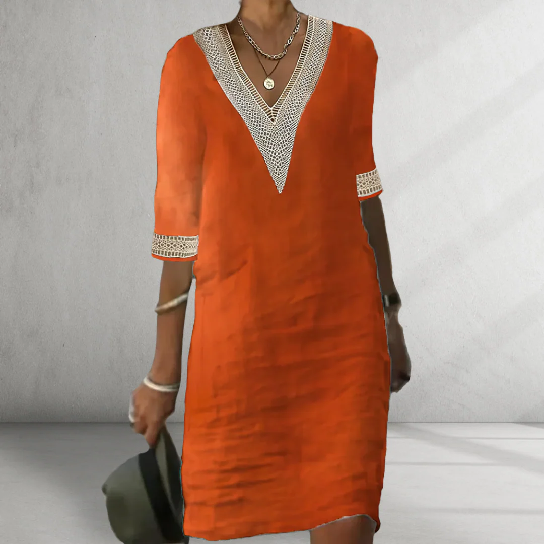 Lauren | Robe d'Été en Coton et Lin – Image 2