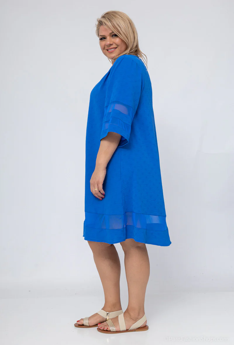 Robe Tunique Bleu Roi – Image 2