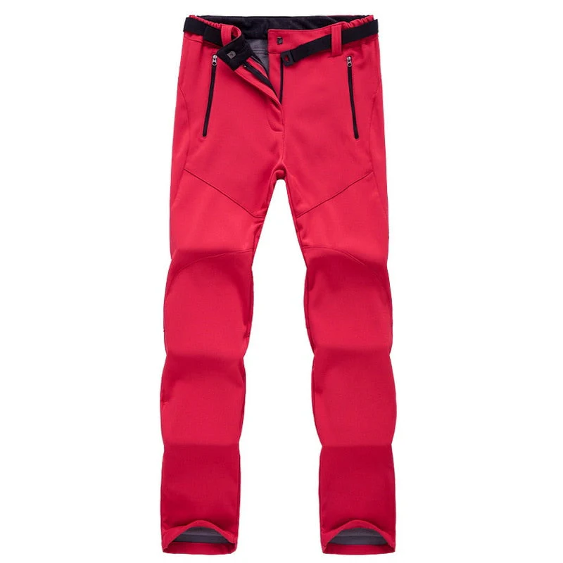 Pantalon de sport Softshell pour femmes - Pantalon d'extérieur élégant et durable pour les sports d'hiver et l'aventure