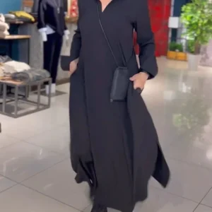Anna | Robe Maxi Douce et Élastique