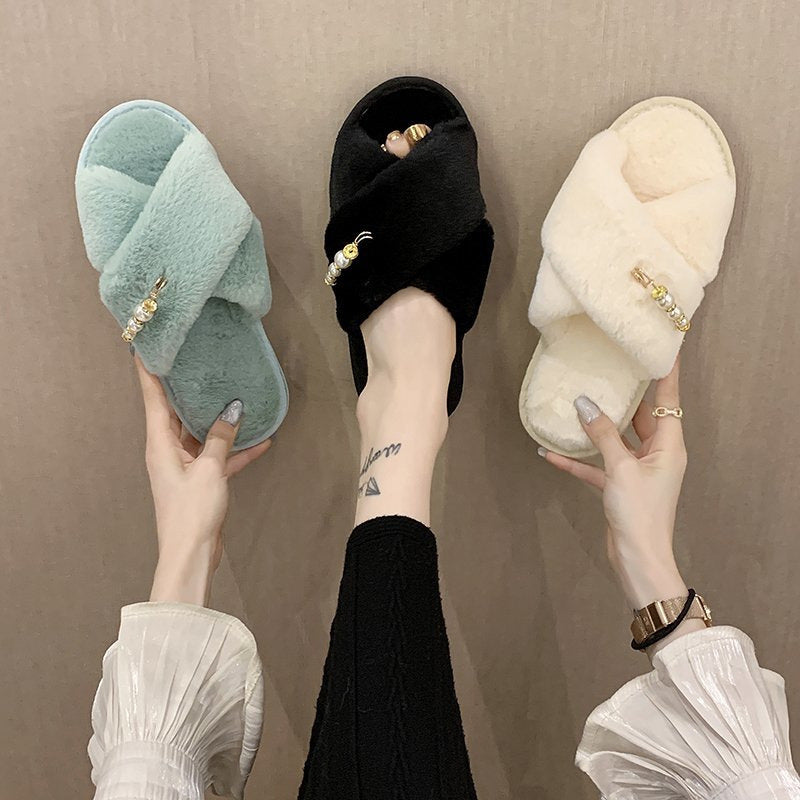 Pantoufles Coton Cross – Maison Décontractée