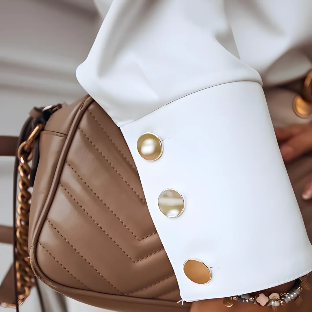 Chemisier élégant à boutons pour femmes - Chemise élégante au design chic – Image 4