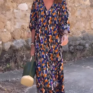 Naomi | Robe Midi Imprimée