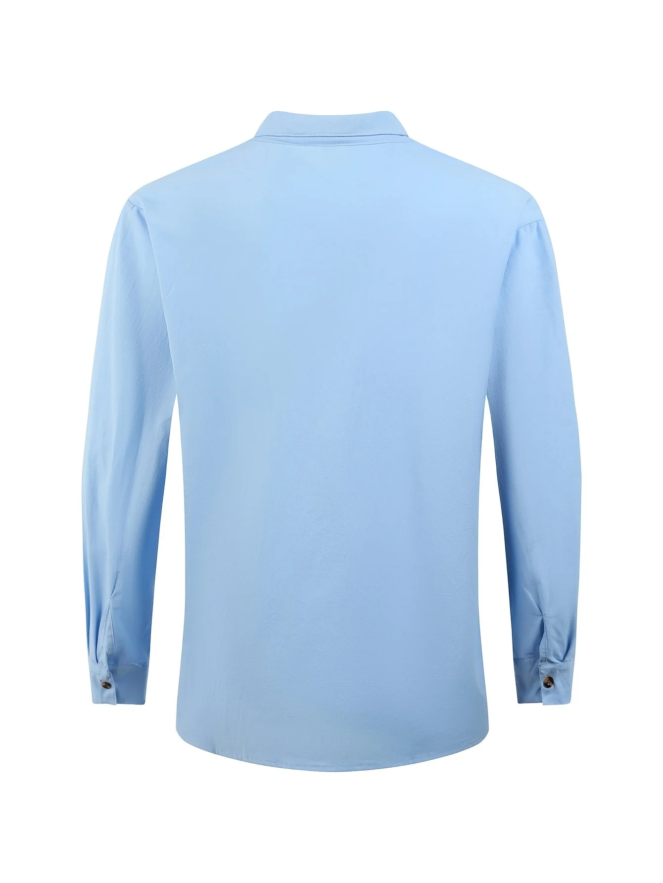 Ensemble de Plage pour Hommes - Chemise à Manches Longues à Boutons & Pantalons à Cordons - Coupe Décontractée – Image 7