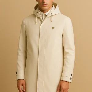 Manteau Biloba – Élégance Structurée :