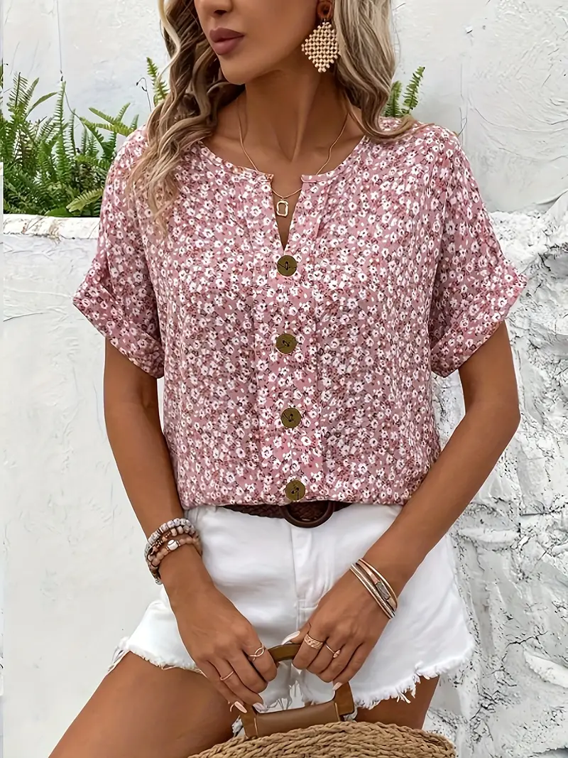 Mirelia™ – Blouse légère et florale pour un été tout en douceur – Image 5