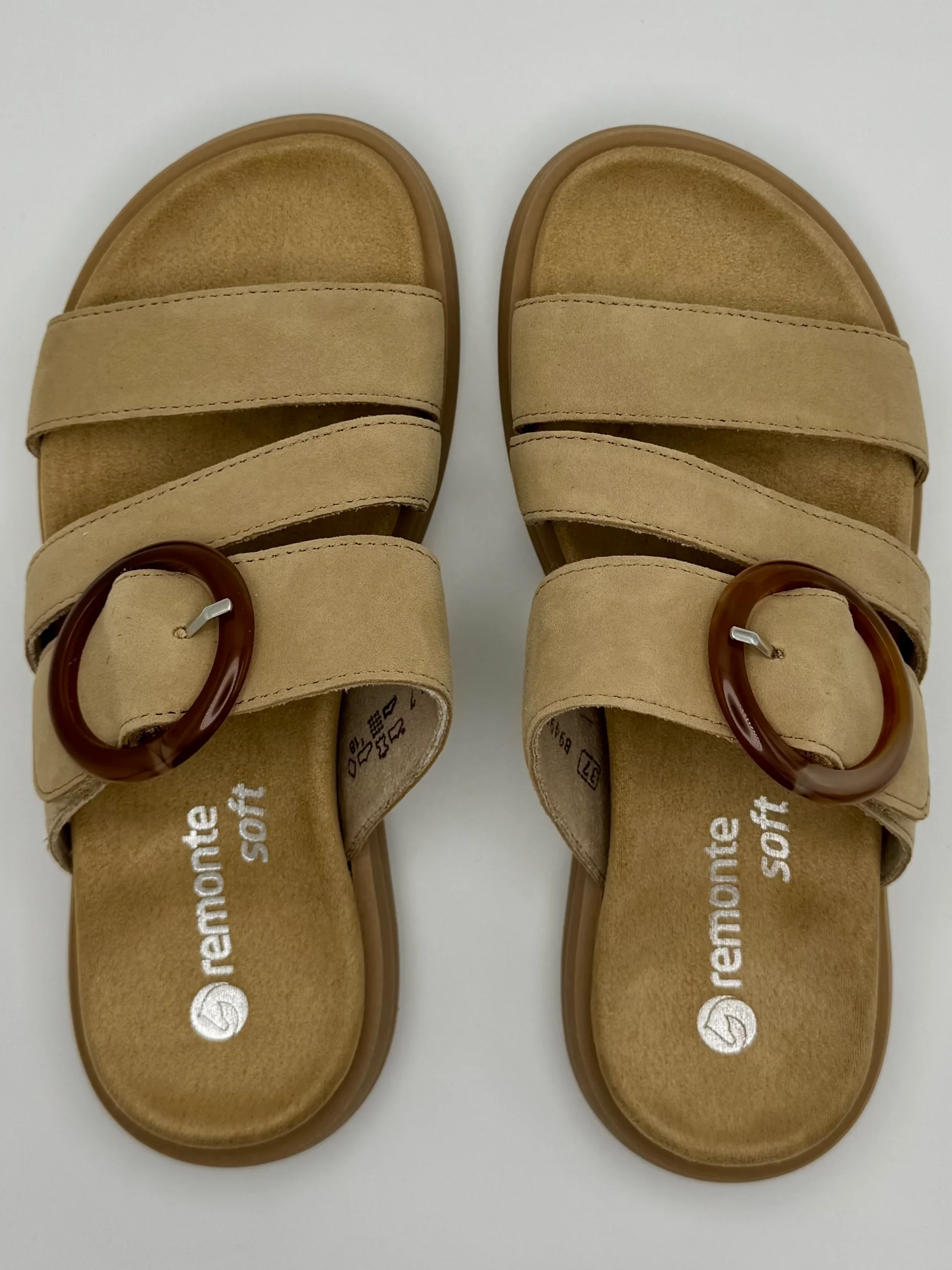 Mule confort beige Remonte D2N53-62 – Image 3