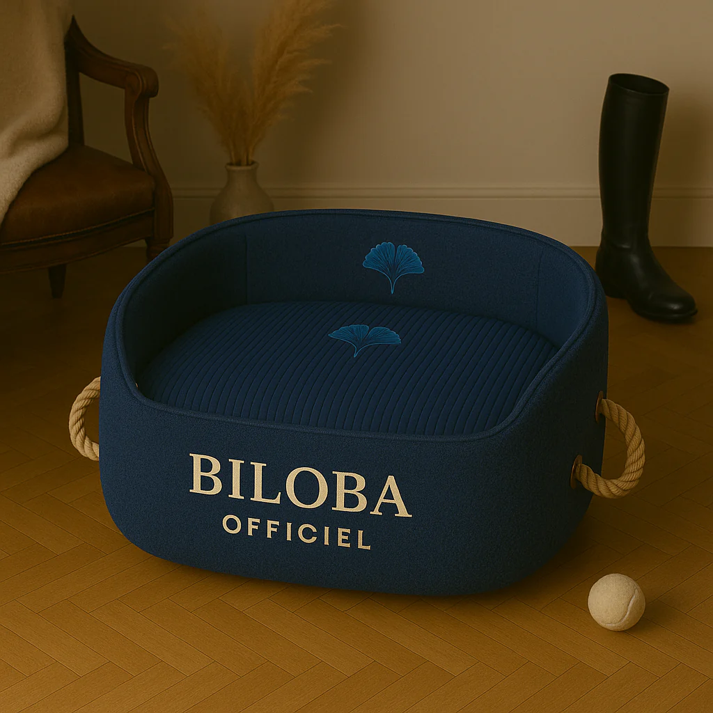 Panier pour chien BILOBA OFFICIEL – Confort, style et élégance canine – Image 4