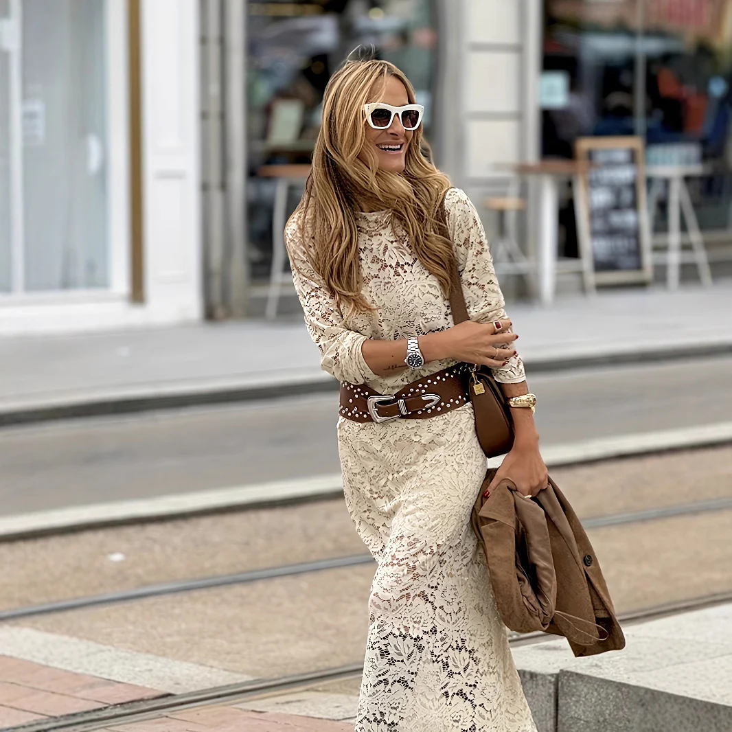 Robe Vacances Femme – Élégante & Ceinture – Image 5