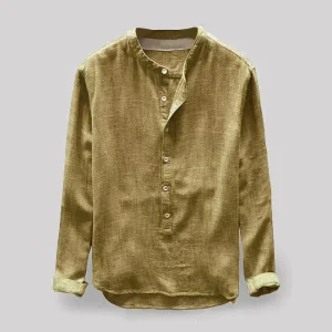 Camisole classique de manga longue pour homme, élégante et douce