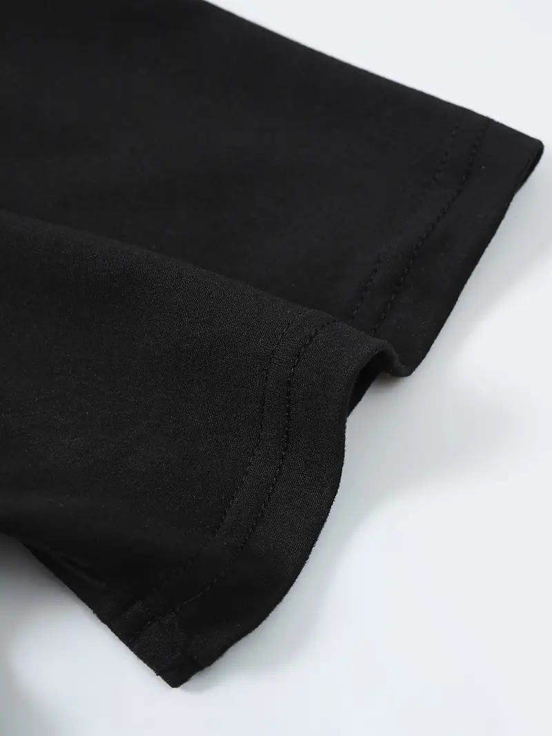 Majestic Men's Color Block T-Shirt - Col ras du cou confortable, manches courtes, coupe élégante et respirante – Image 4