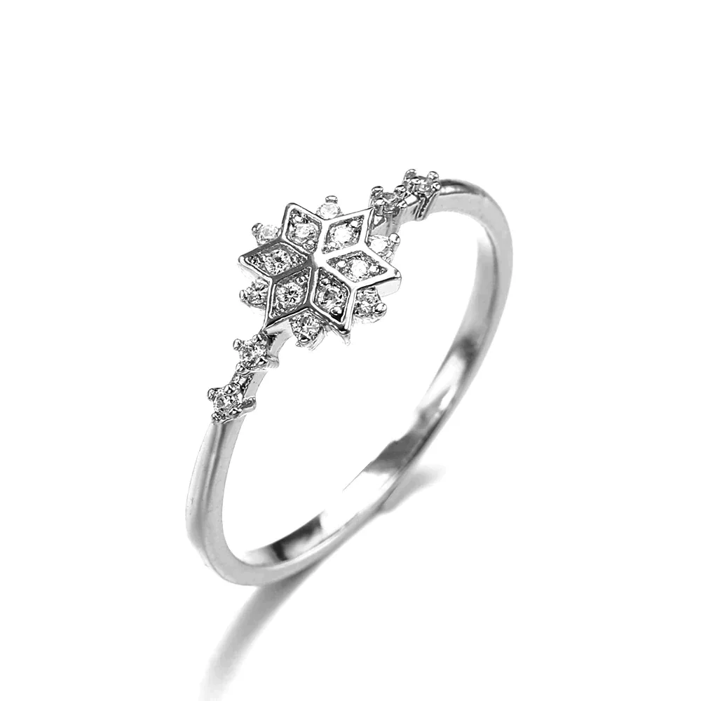 Bague Flocon de Neige en Argent Sterling 925 – Image 4