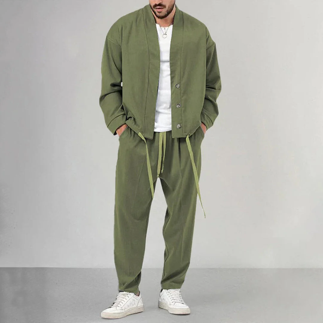 Ensemble gilet et pantalon Bastiaan pour homme pour un look moderne – Image 3