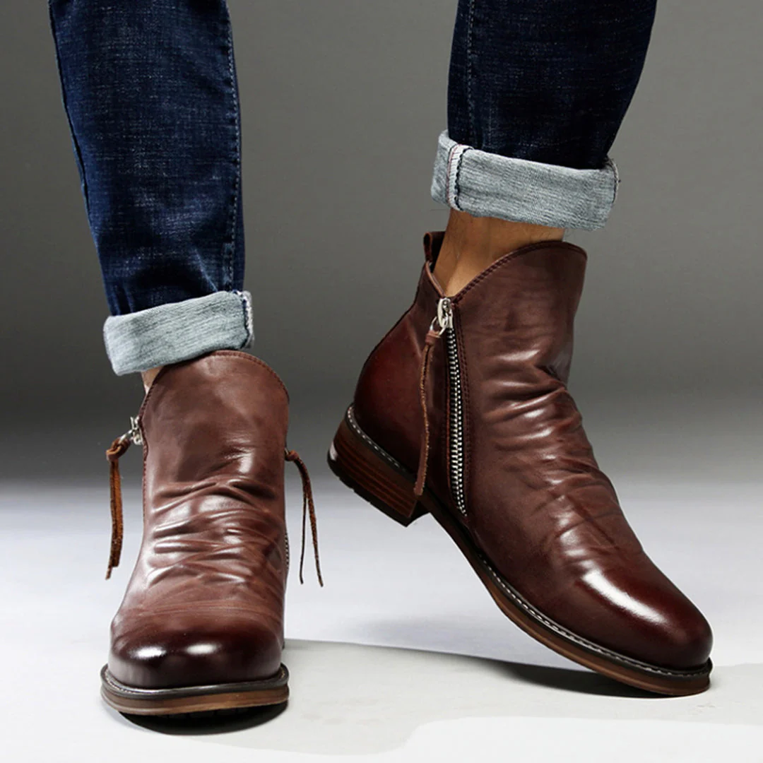 HAYLOM - Bottes élégantes avec fermeture à glissière très tendance – Image 4