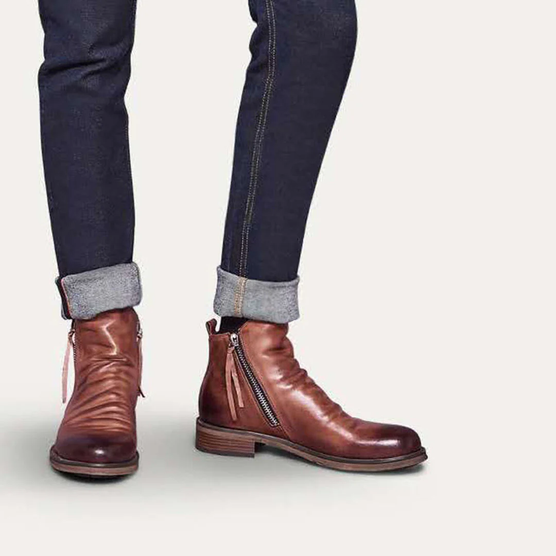 HAYLOM - Bottes élégantes avec fermeture à glissière très tendance – Image 6