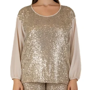 Blouse à paillettes