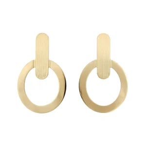 Boucles d'oreilles dorées - Trouble