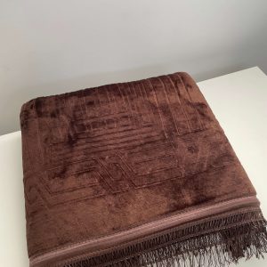 Tapis de Prière Épais Personnalisé Marron