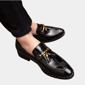 Mocassins élégants Linus pour hommes avec de charmants glands