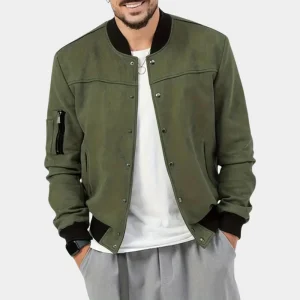 Amacker - Blouson bombardier tendance pour les hommes avec Stil
