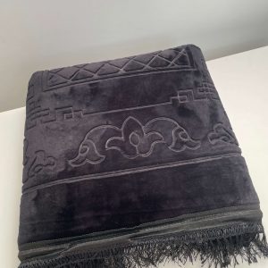 Tapis de Prière Épais Personnalisée Noir