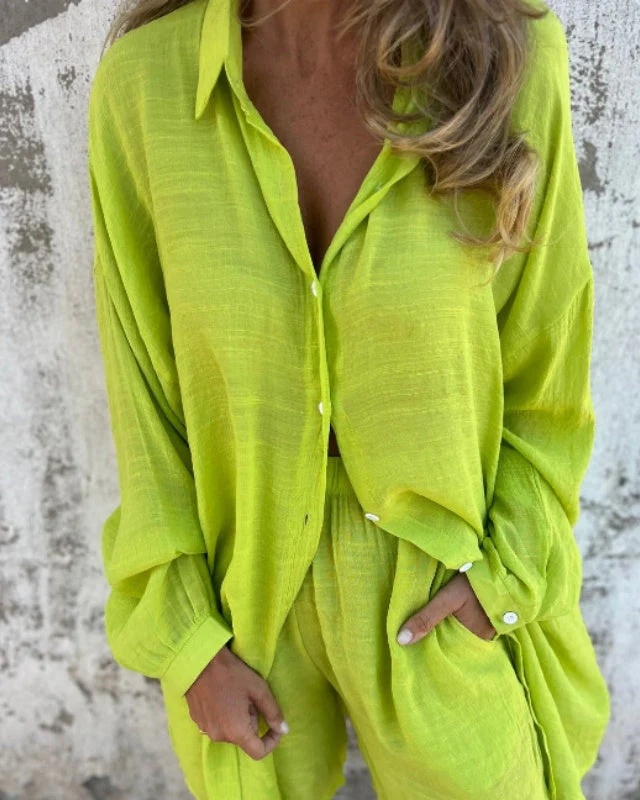 Faustine | Ensemble Décontracté à Manches Longues et Short pour Femmes – Image 8