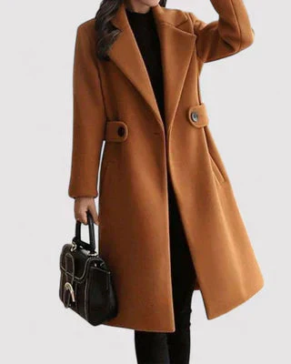 Noémie | Manteau en Laine Ajusté Élégant pour Femme - Confort et Style Sophistiqué – Image 5