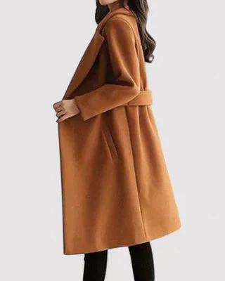 Noémie | Manteau en Laine Ajusté Élégant pour Femme - Confort et Style Sophistiqué – Image 6