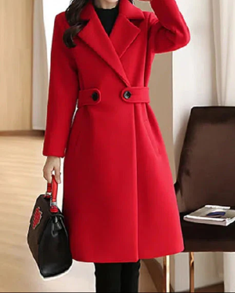 Noémie | Manteau en Laine Ajusté Élégant pour Femme - Confort et Style Sophistiqué – Image 7