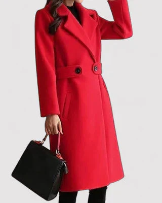 Noémie | Manteau en Laine Ajusté Élégant pour Femme - Confort et Style Sophistiqué – Image 8