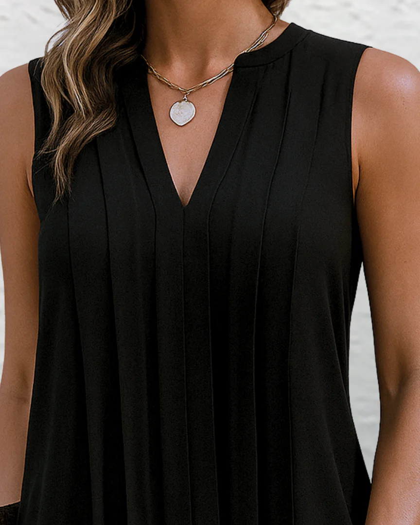 Léonie | Robe Élégante à Encolure en V pour Femmes, Style Intemporel et Polyvalent – Image 4