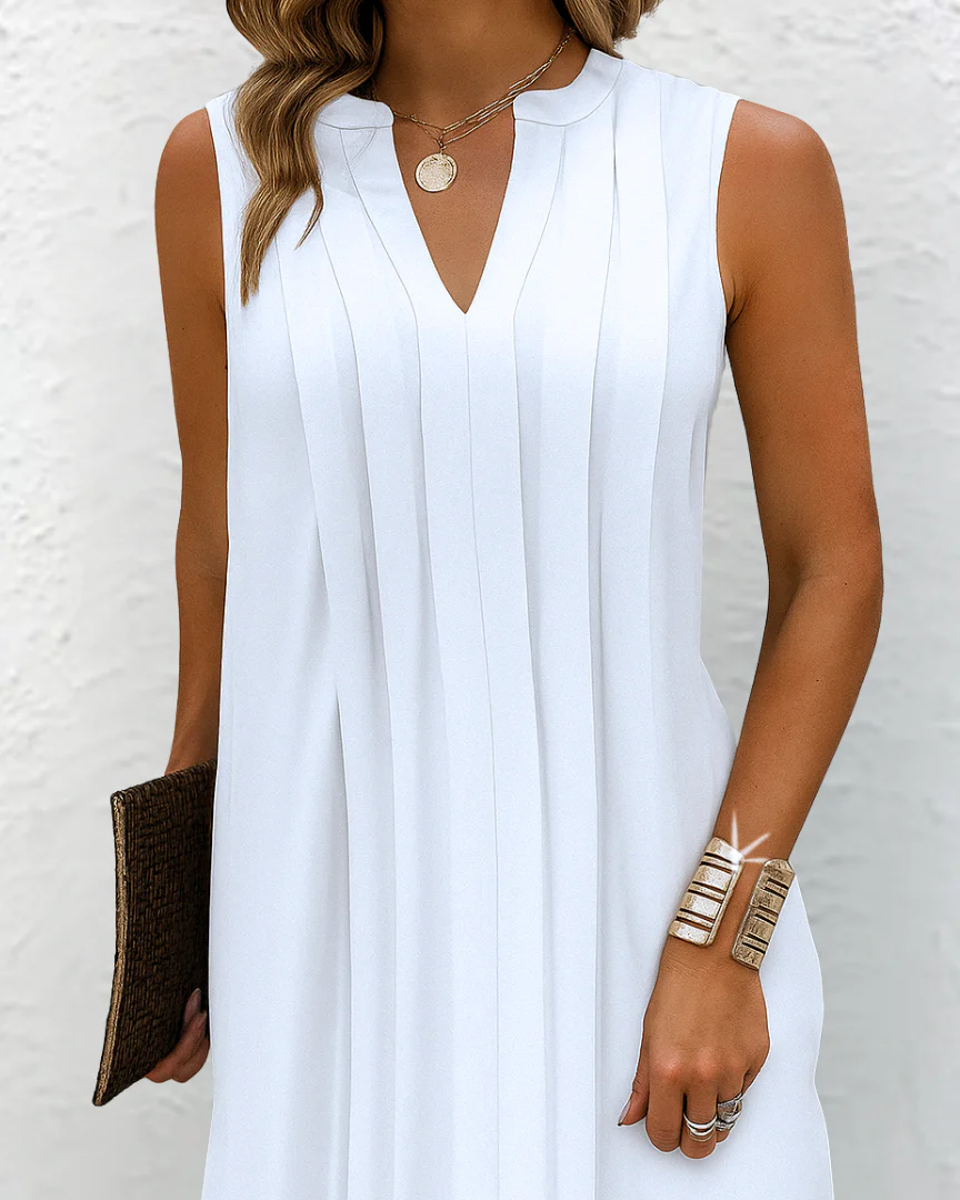 Léonie | Robe Élégante à Encolure en V pour Femmes, Style Intemporel et Polyvalent – Image 6