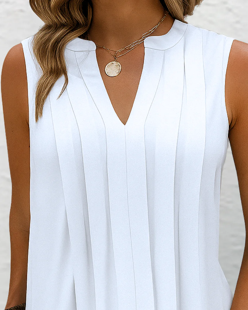 Léonie | Robe Élégante à Encolure en V pour Femmes, Style Intemporel et Polyvalent – Image 8