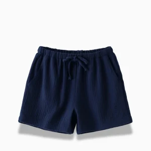 Pyjama Femme Short Coton – Taille Élastique Légère