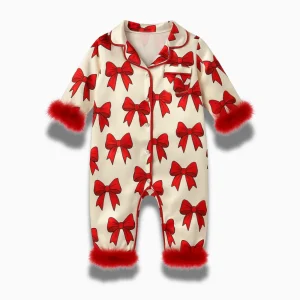 Pyjama Bébé Fille – Combinaison Bébé Fille Motif Nœuds